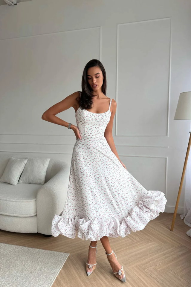 Hidden Zip Dreamy Midi