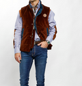 Brown Velvet Waistcoat