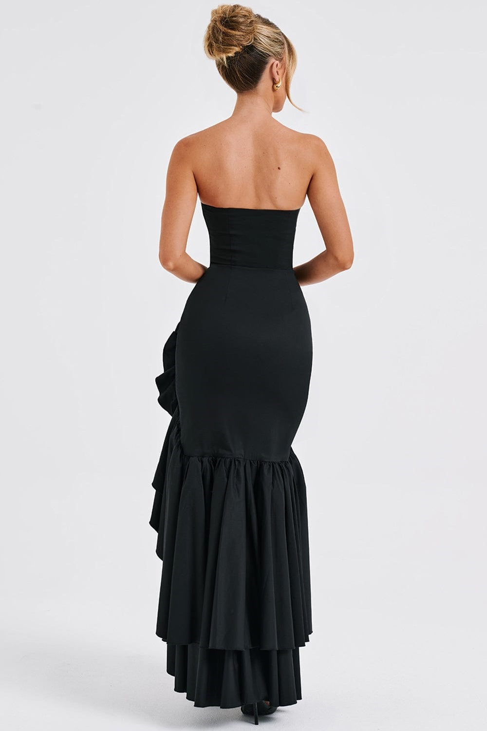 Contour Seam Frill Maxi