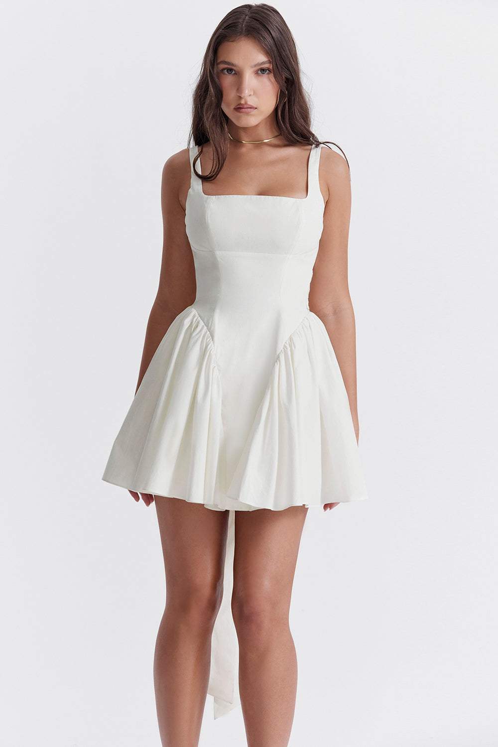 Classic Cotton Silhouette Dress