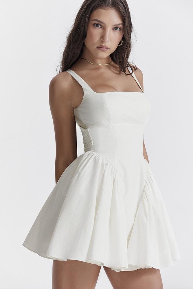 Classic Cotton Silhouette Dress