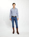Shirt in Blue Buffalo Check