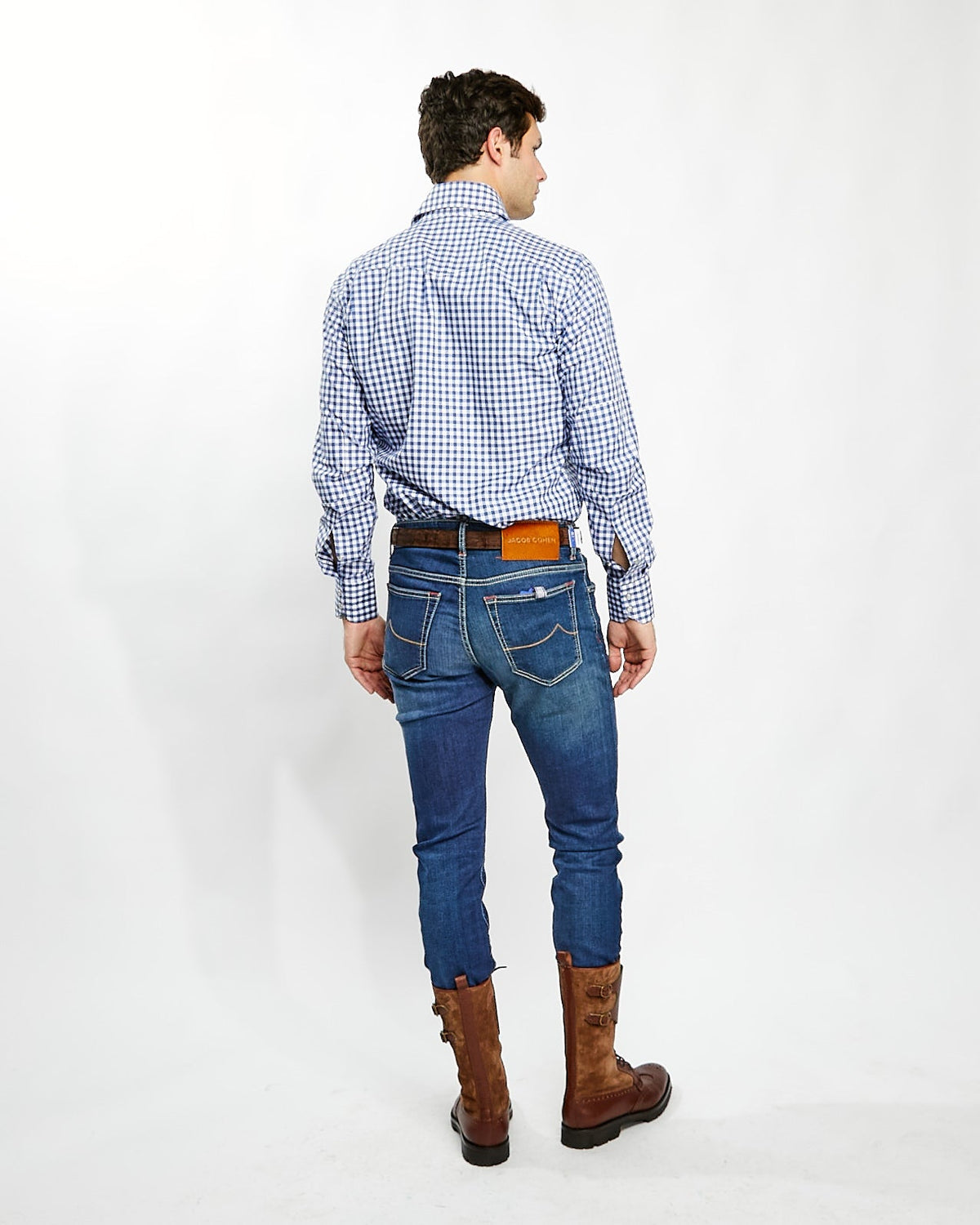 Shirt in Blue Buffalo Check