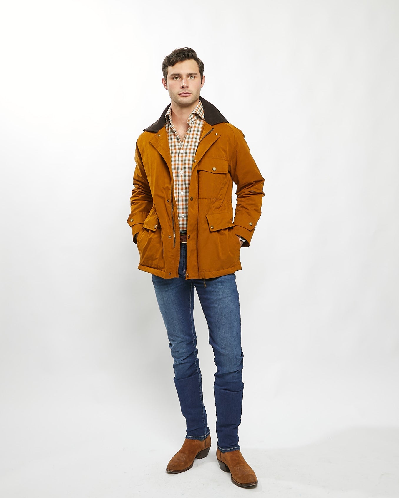 Field Coat in Tan Canvas