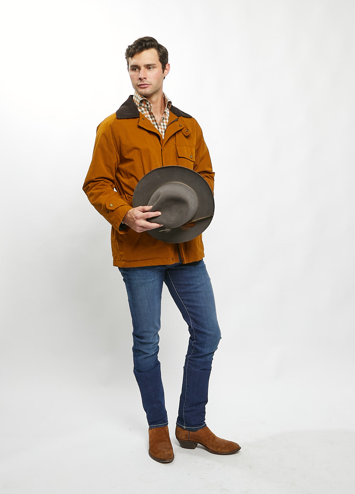 Field Coat in Tan Canvas