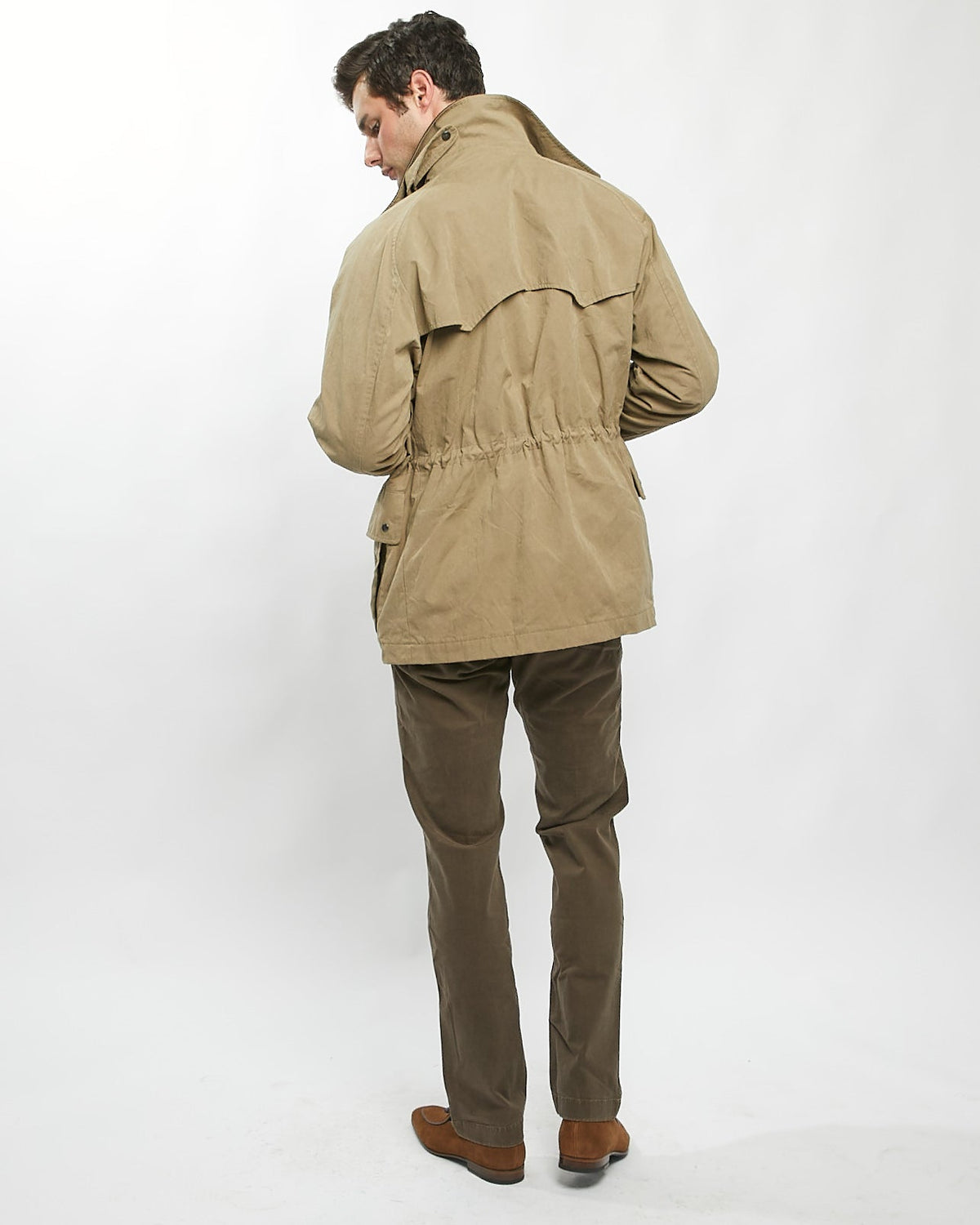 Field Coat in Taupe Canvas