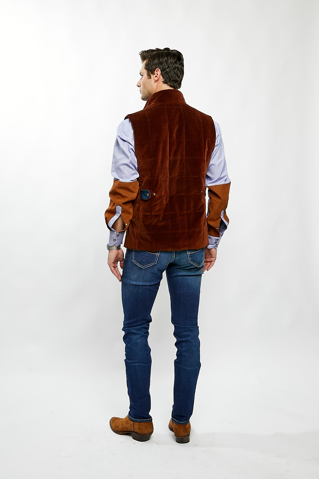 Brown Velvet Waistcoat