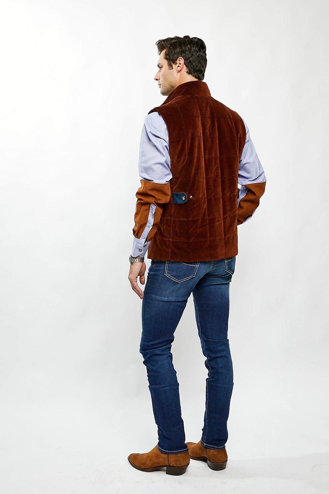Brown Velvet Waistcoat